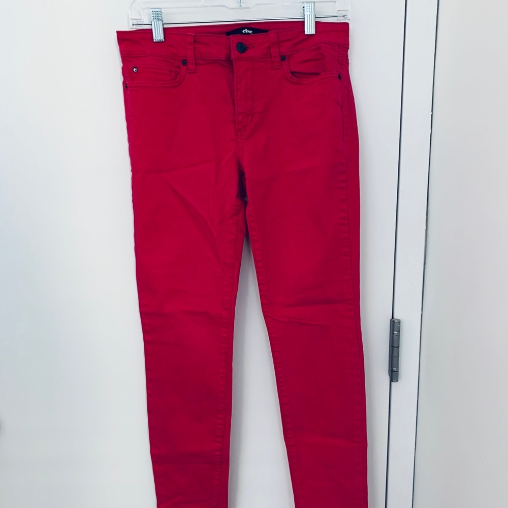 Else Colored Skinny Jeans - Hot Pink